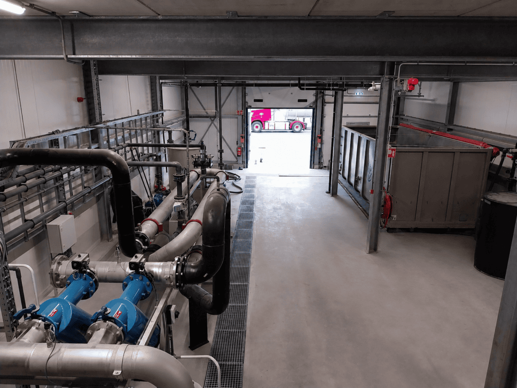 Tankreinigingsinstallatie in Geldermalsen voor industriële reiniging.